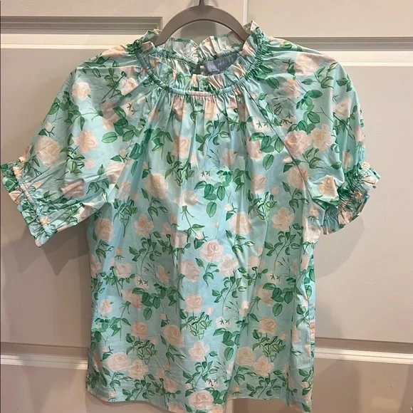 Hill House | Tops | Hill Housefloral Top Xs Like New | Poshmark